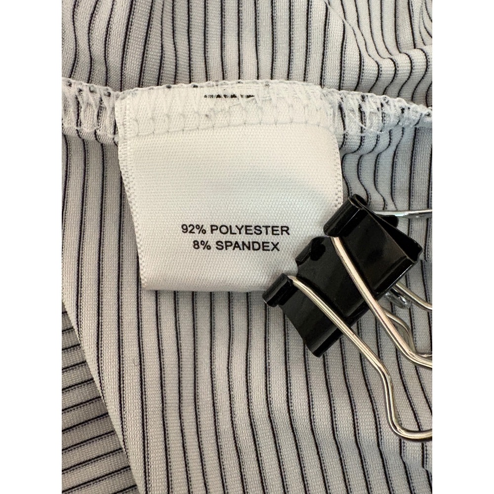 Peter Millar Summer Comfort White Black Striped Short Sleeve Golf Polo Shirt XL - Picture 14 of 14